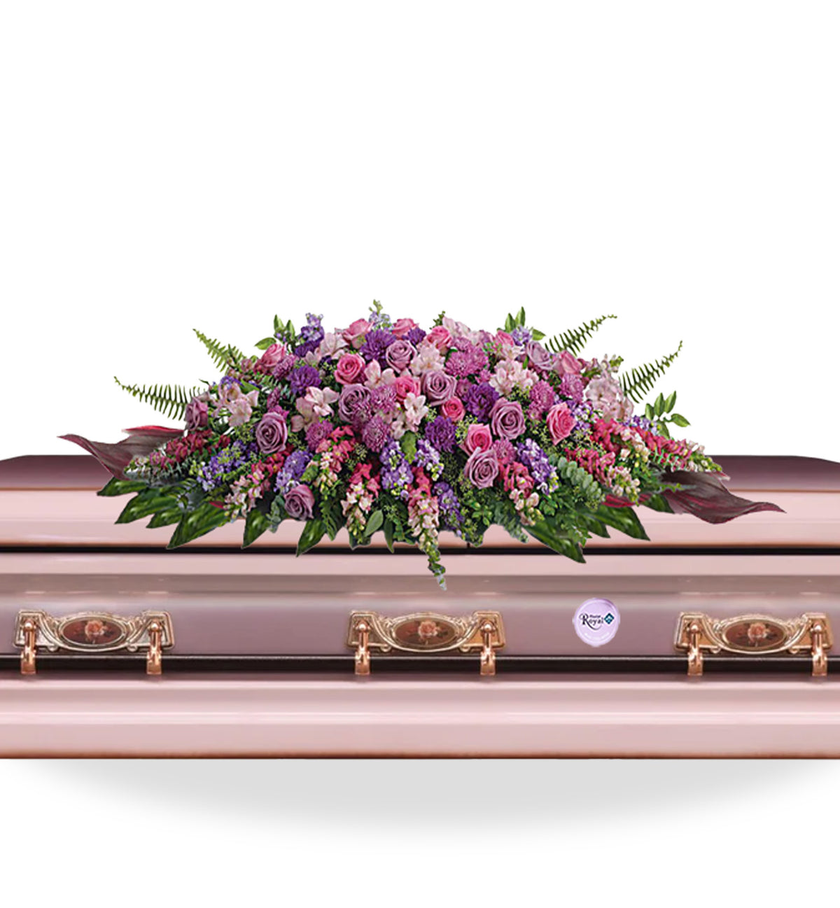 Calming Lavender Farewell Casket Spray